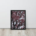 botanical spring tree artwork for living room wall