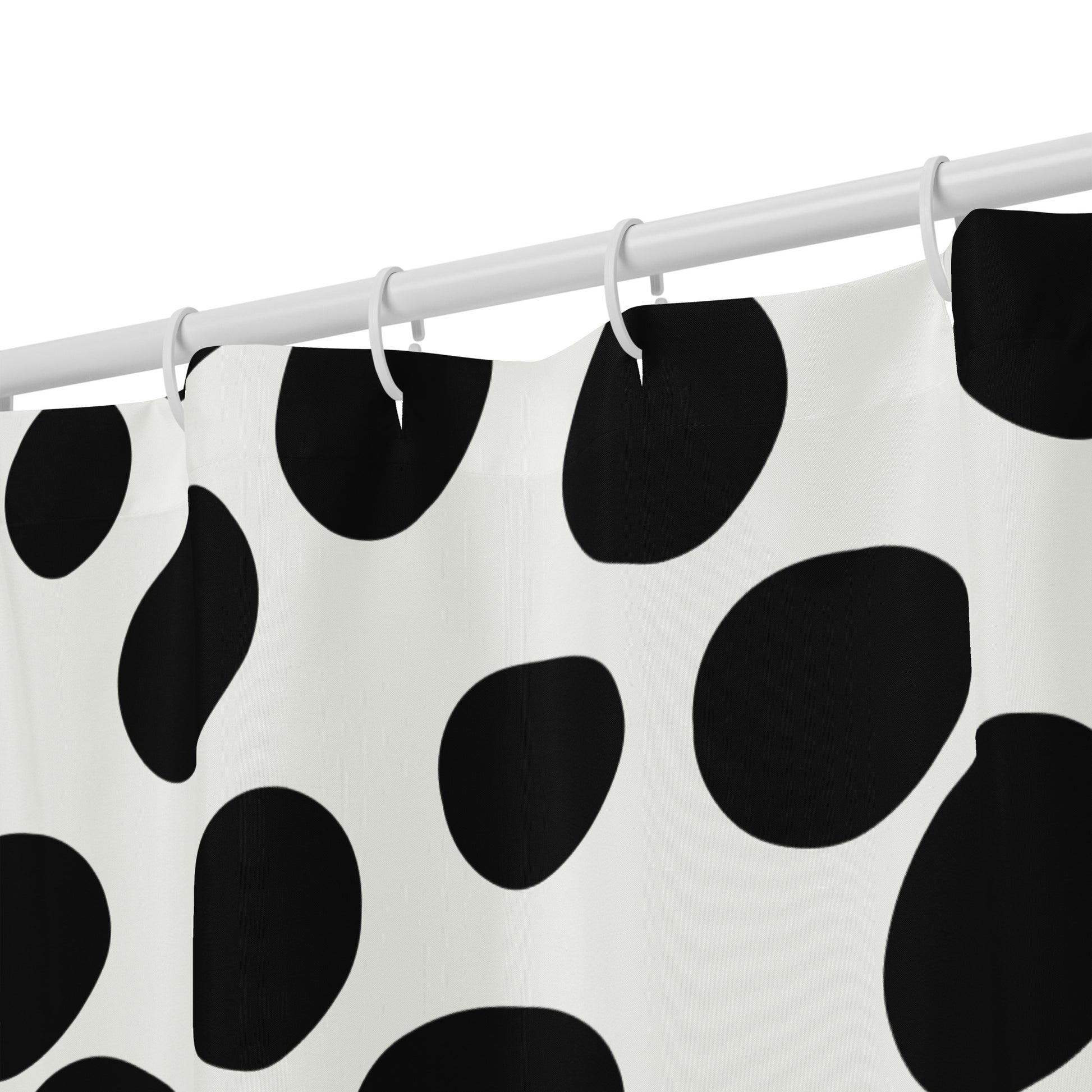 Polka Dotted Shower Curtain - Mirfia