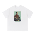 pure cotton vintage portraits white graphic t-shirt