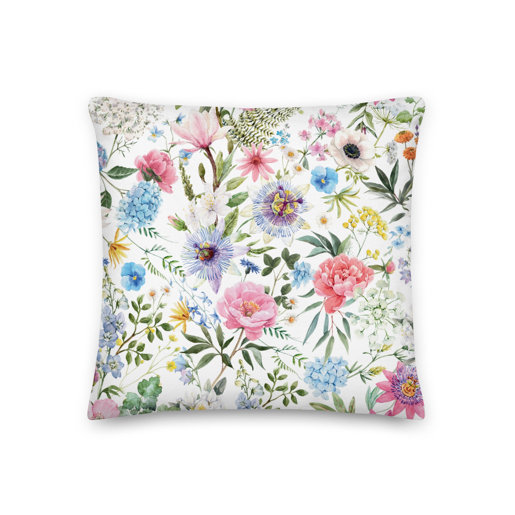 Floral Throw Pillow - Mirfia