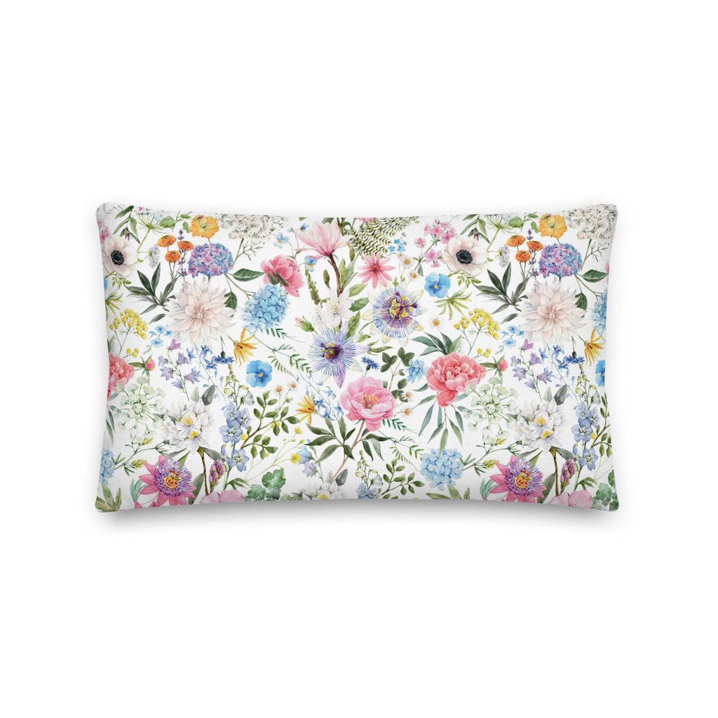 Floral Throw Pillow - Mirfia