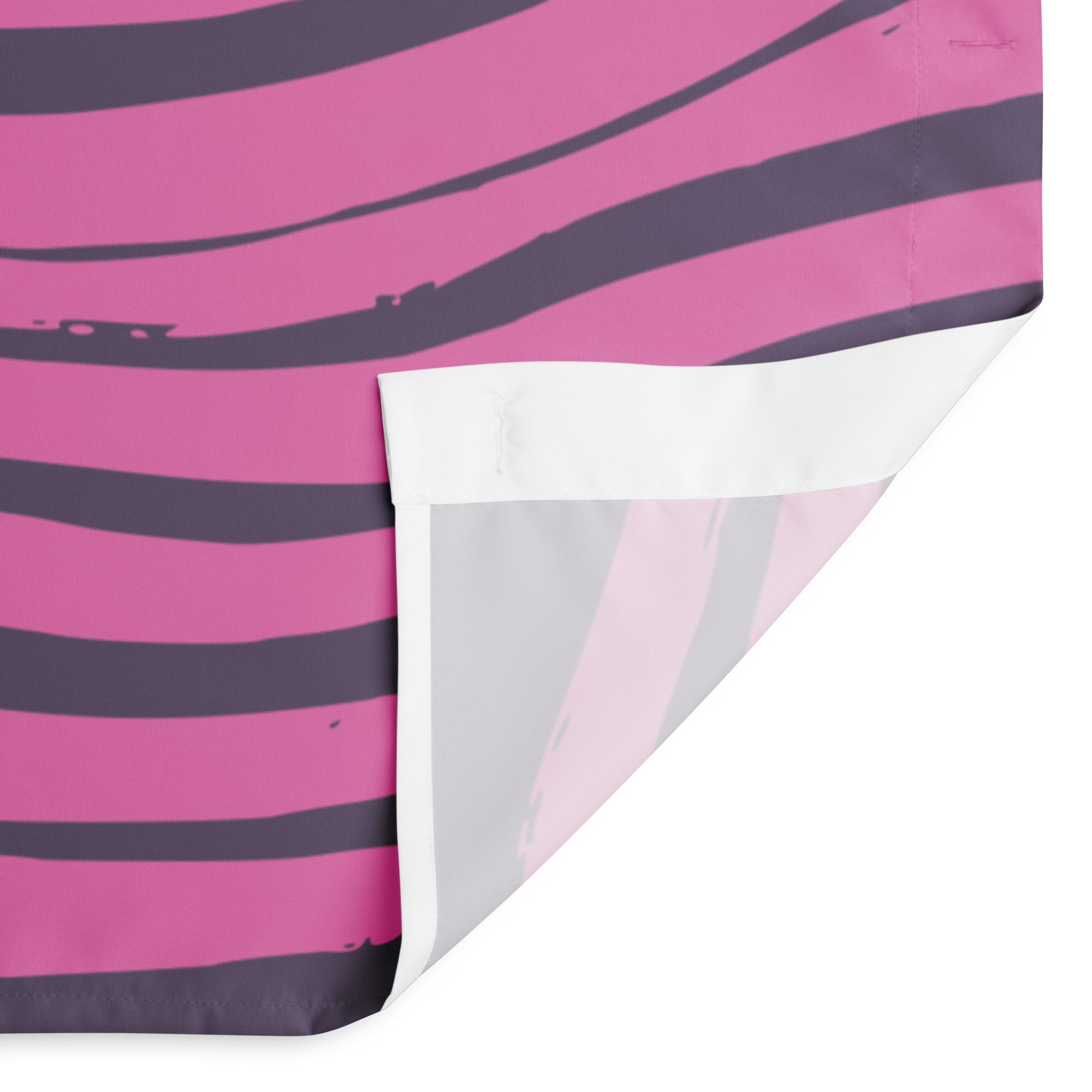 Abstract Wavy Lines Purple Shower Curtain - Mirfia