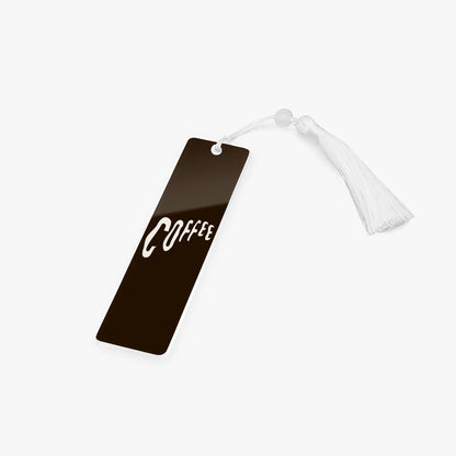 rectangle acrylic bookmark coffee