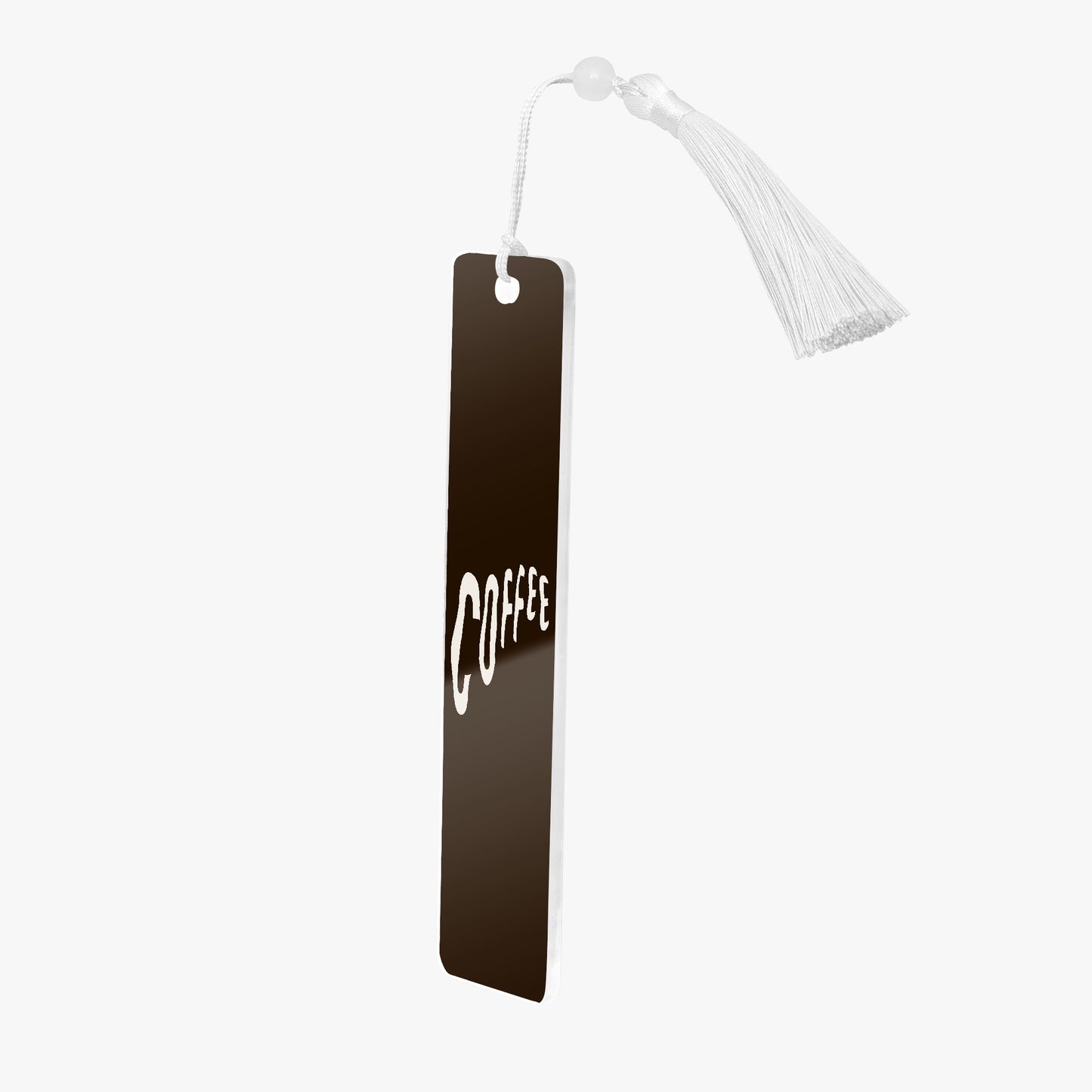 rectangle acrylic bookmark coffee