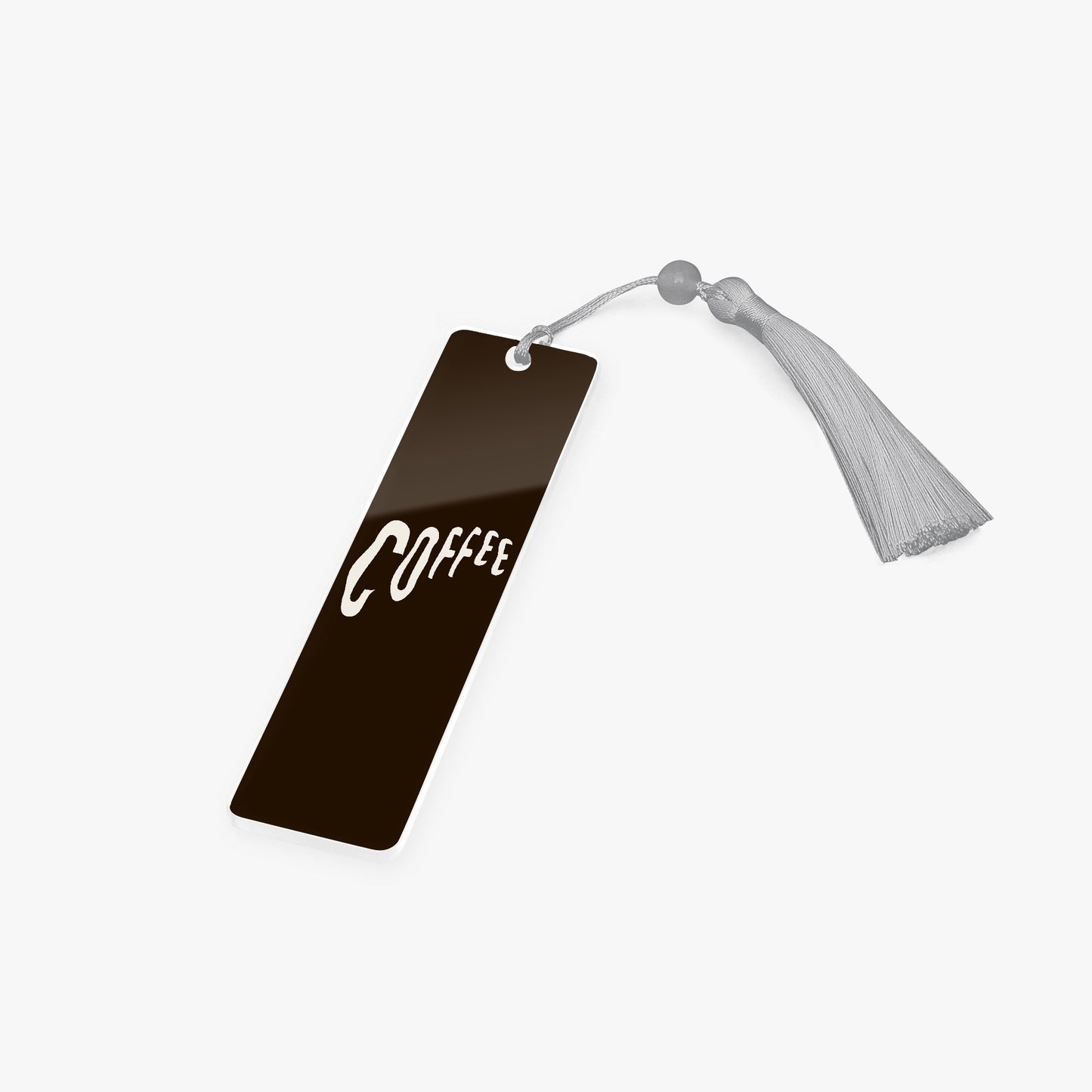 rectangle acrylic bookmark coffee