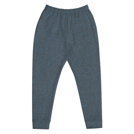 recycled slim fit joggers for men blue all over print