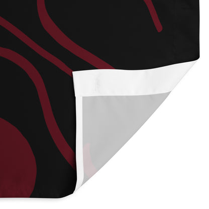 Abstract Red Lines Shower Curtain - Mirfia