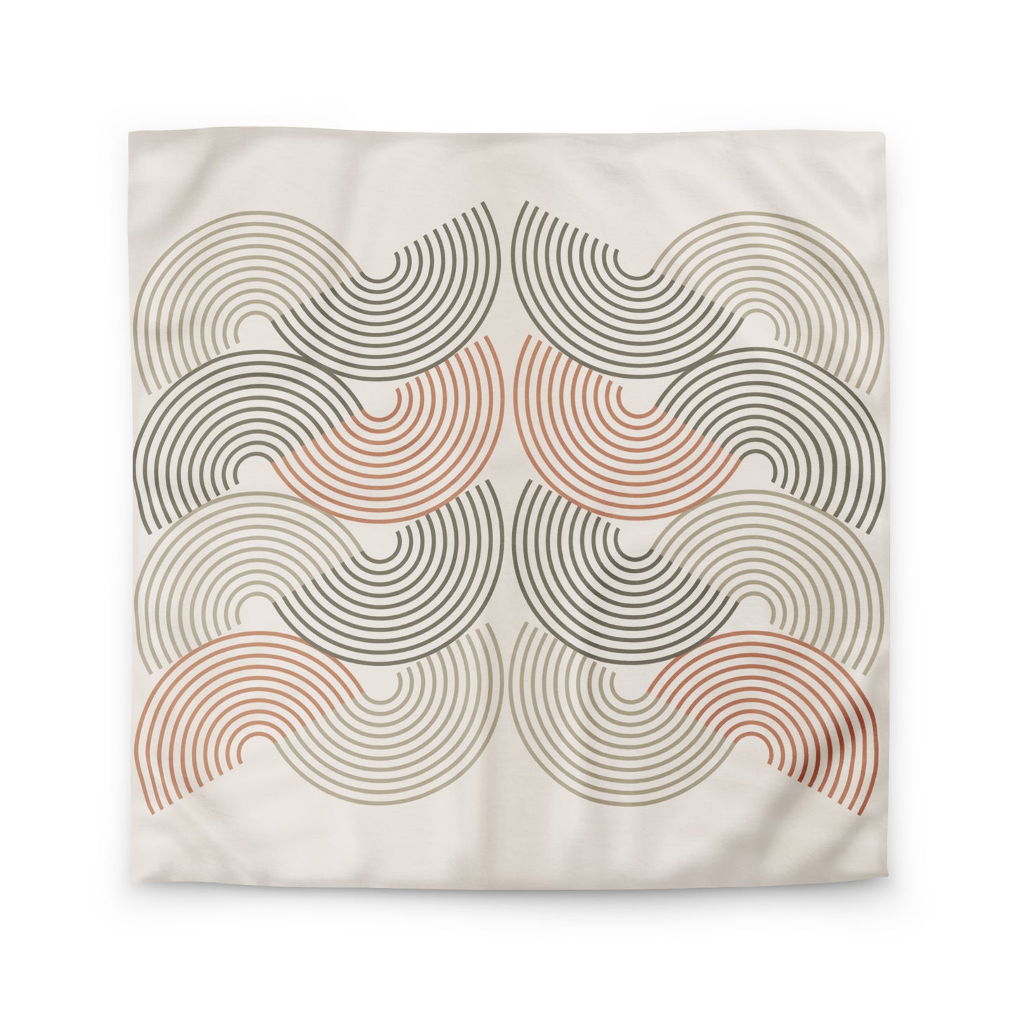 Retro Geometric Duvet Cover - Mirfia