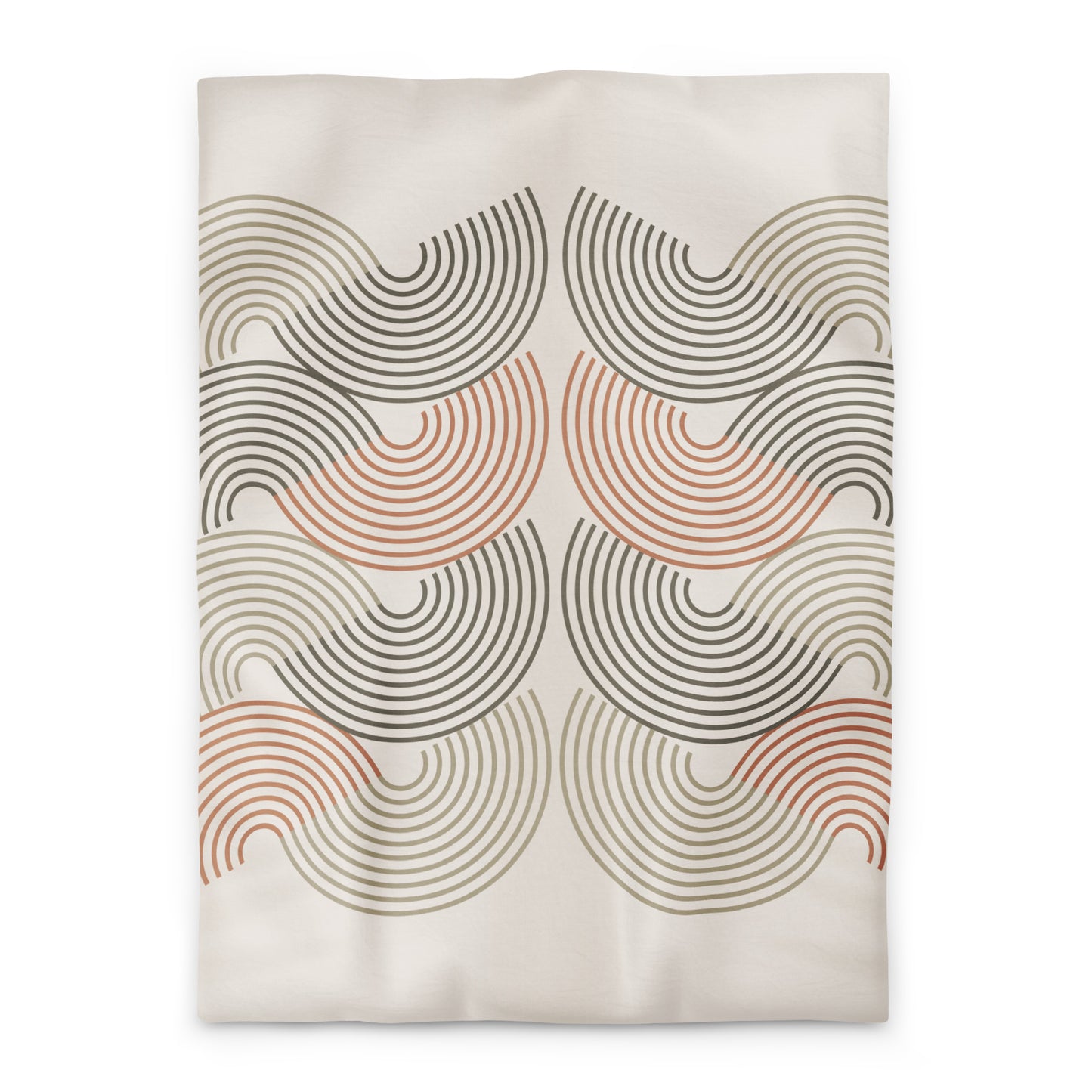 Retro Geometric Duvet Cover - Mirfia