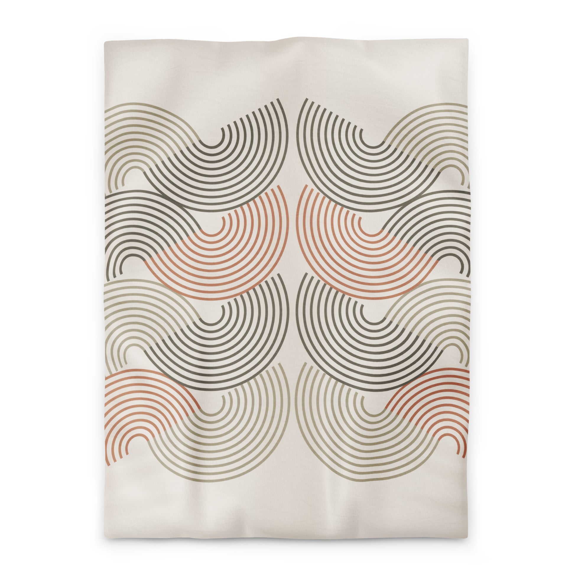 Retro Geometric Duvet Cover - Mirfia
