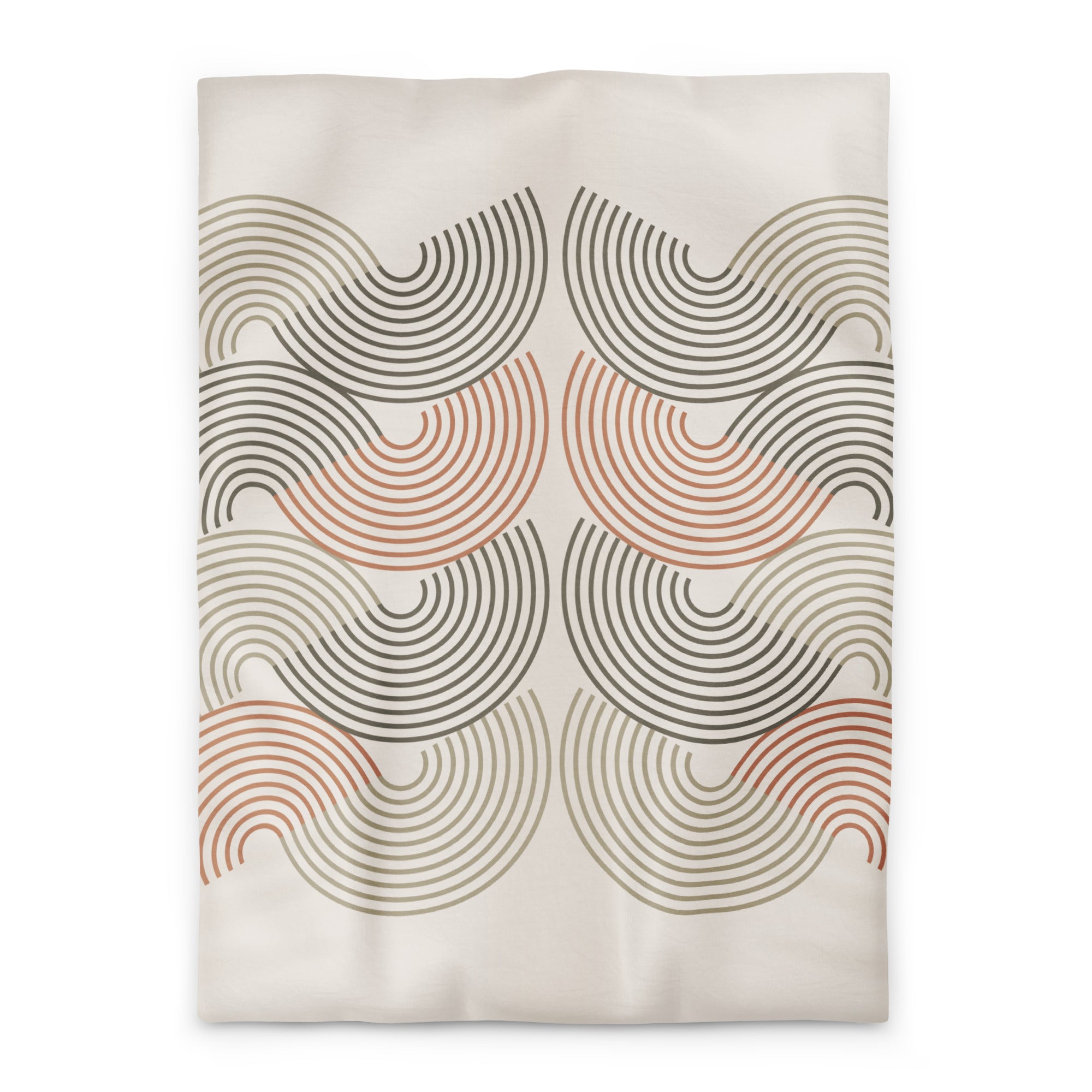 Retro Geometric Duvet Cover - Mirfia