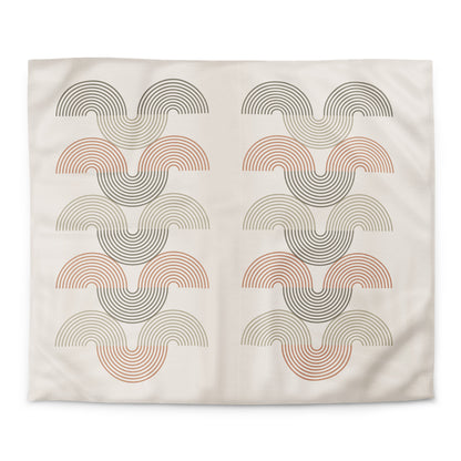 Retro Geometric Print Duvet Cover - Mirfia