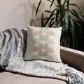 Retro Geometric Print Throw Pillow - Mirfia