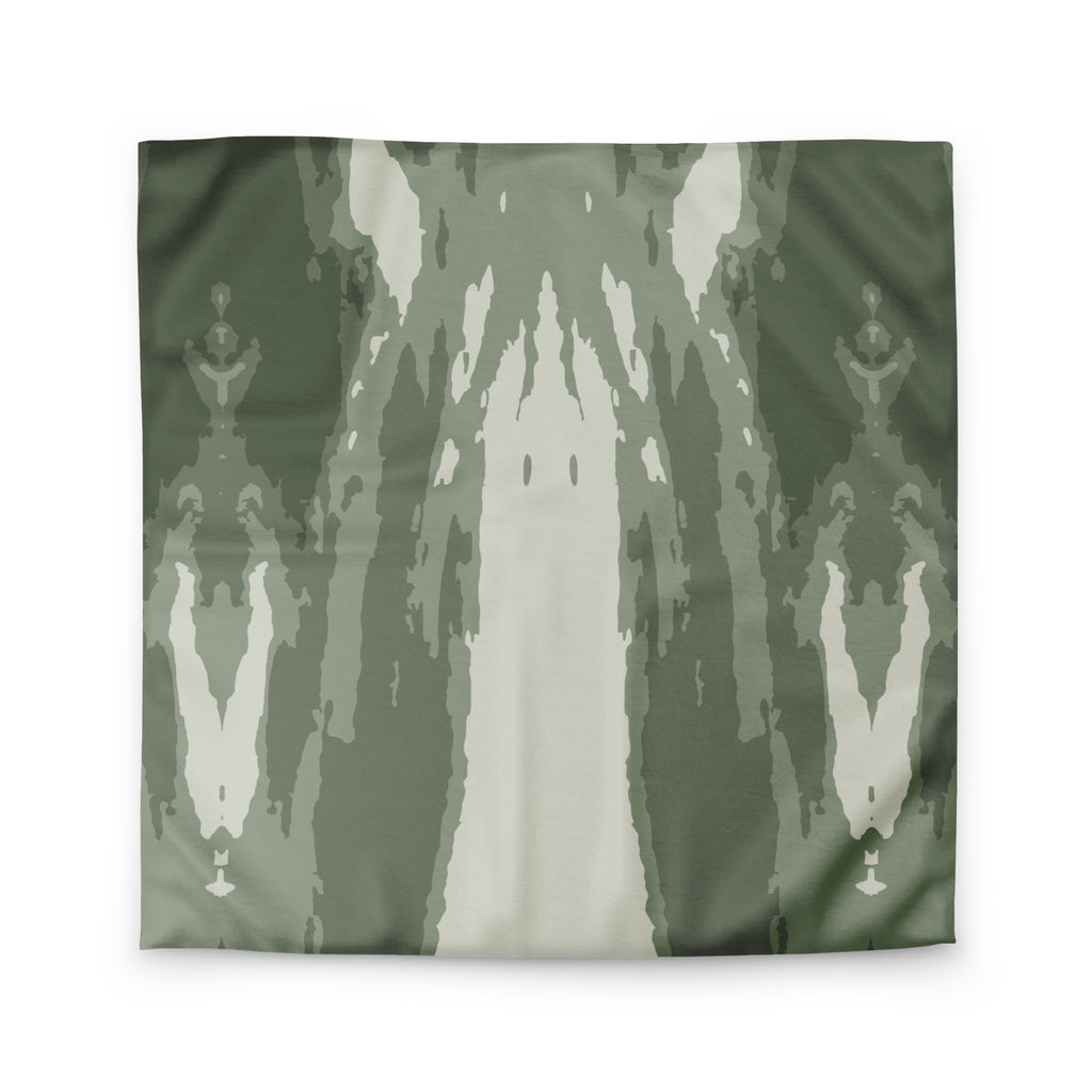 modern abstract botanical duvet cover