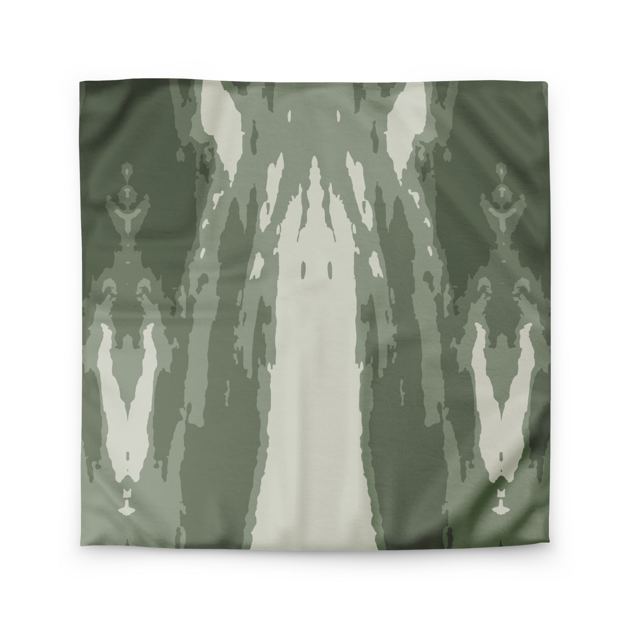 modern abstract botanical duvet cover