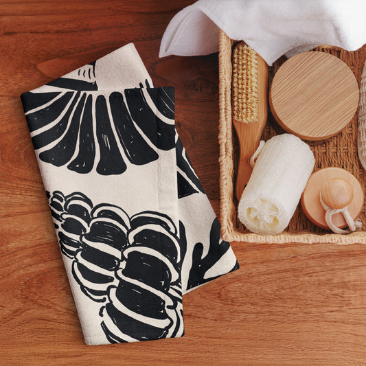 Seahorse Cotton Hand Towel - Mirfia