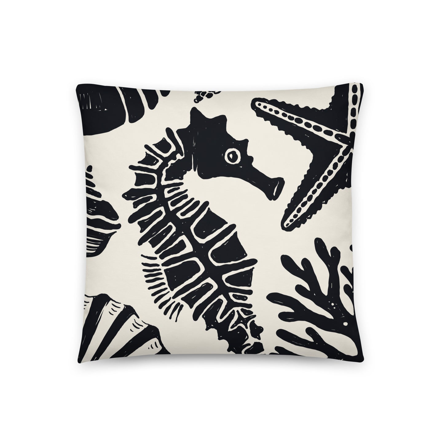 Seahorse Throw Pillow - Mirfia