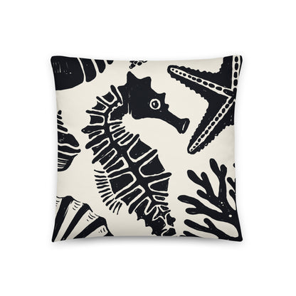 Seahorse Throw Pillow - Mirfia