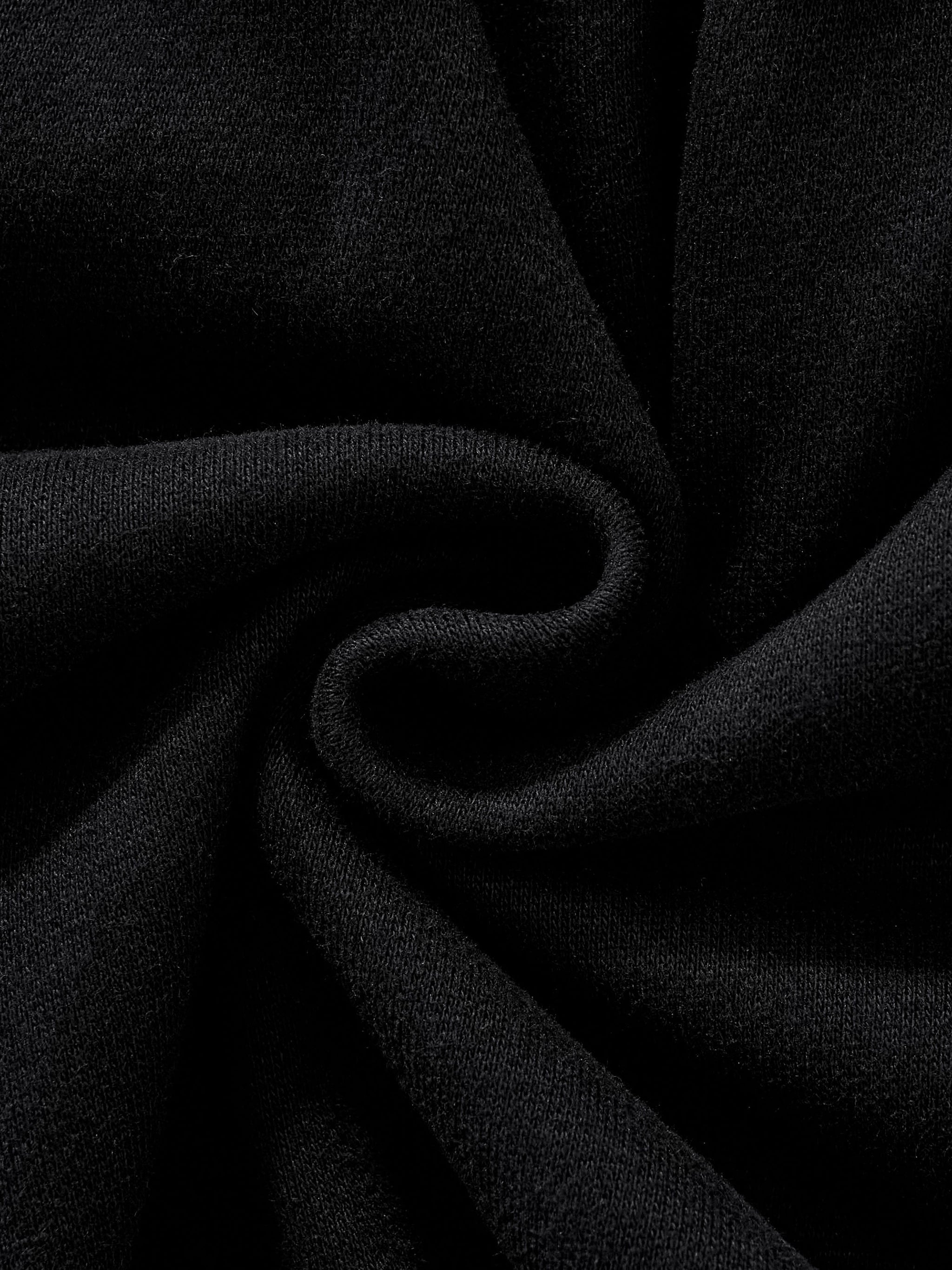 fabric detail of black side stripe straight leg cargo pants
