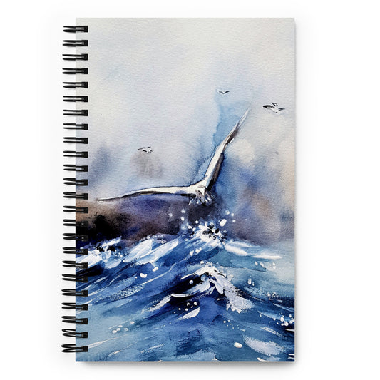 Spiral art notebook ocean