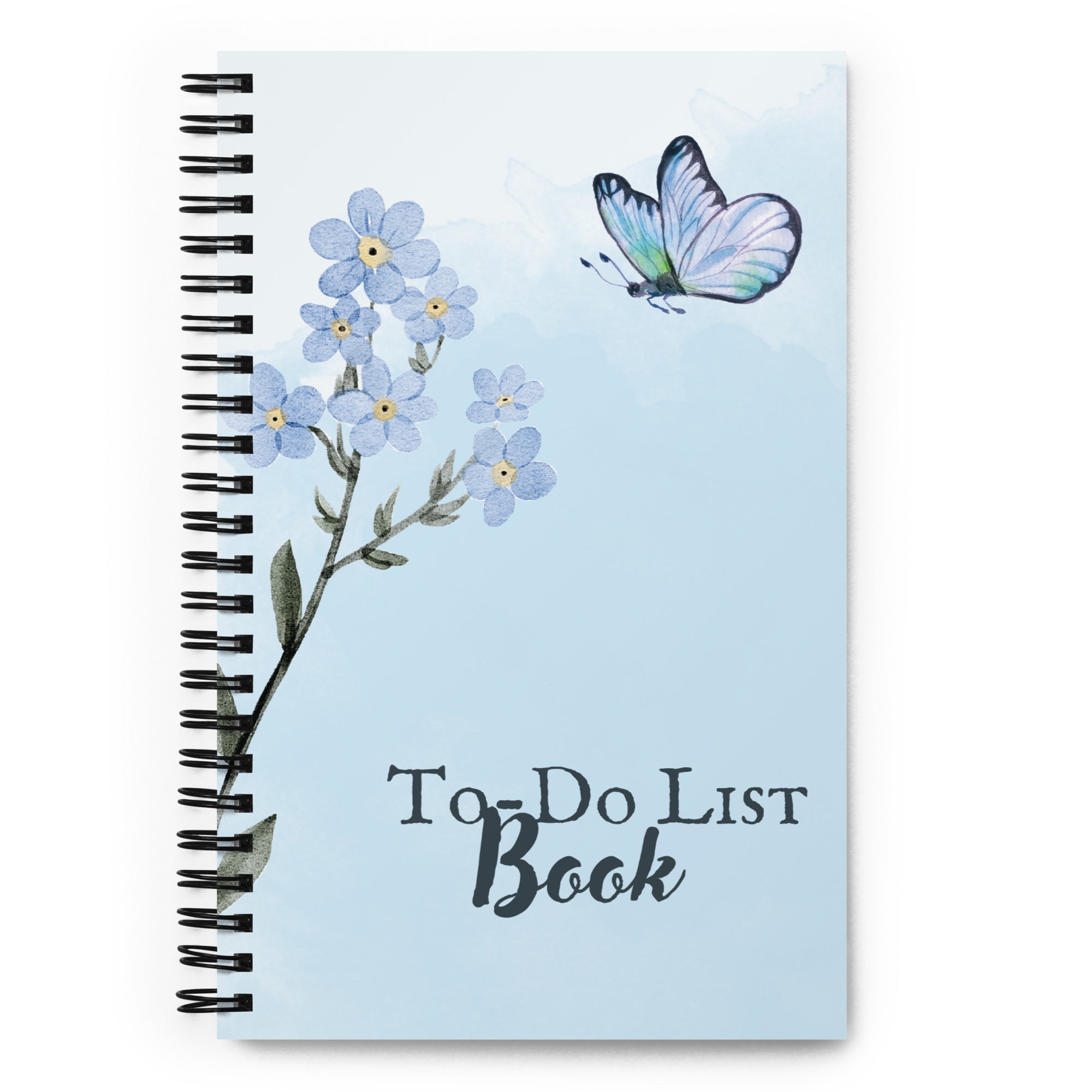 Spiral Butterfly Notebook - Mirfia