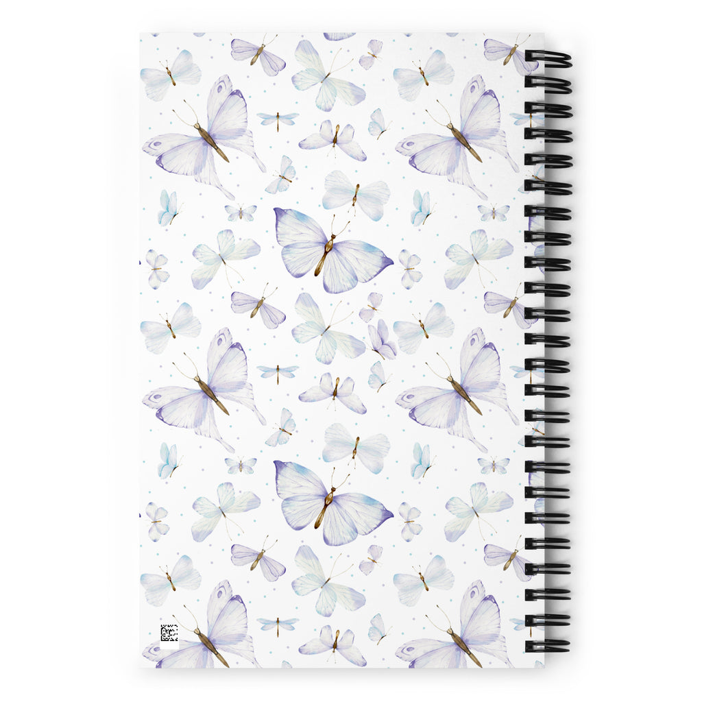 Spiral Butterfly Notebook - Mirfia
