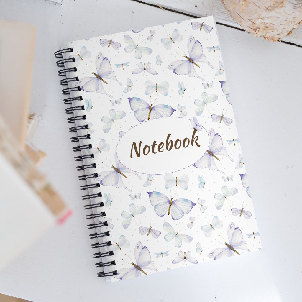 Spiral Butterfly Notebook - Mirfia
