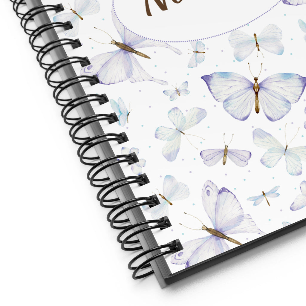 Spiral Butterfly Notebook - Mirfia