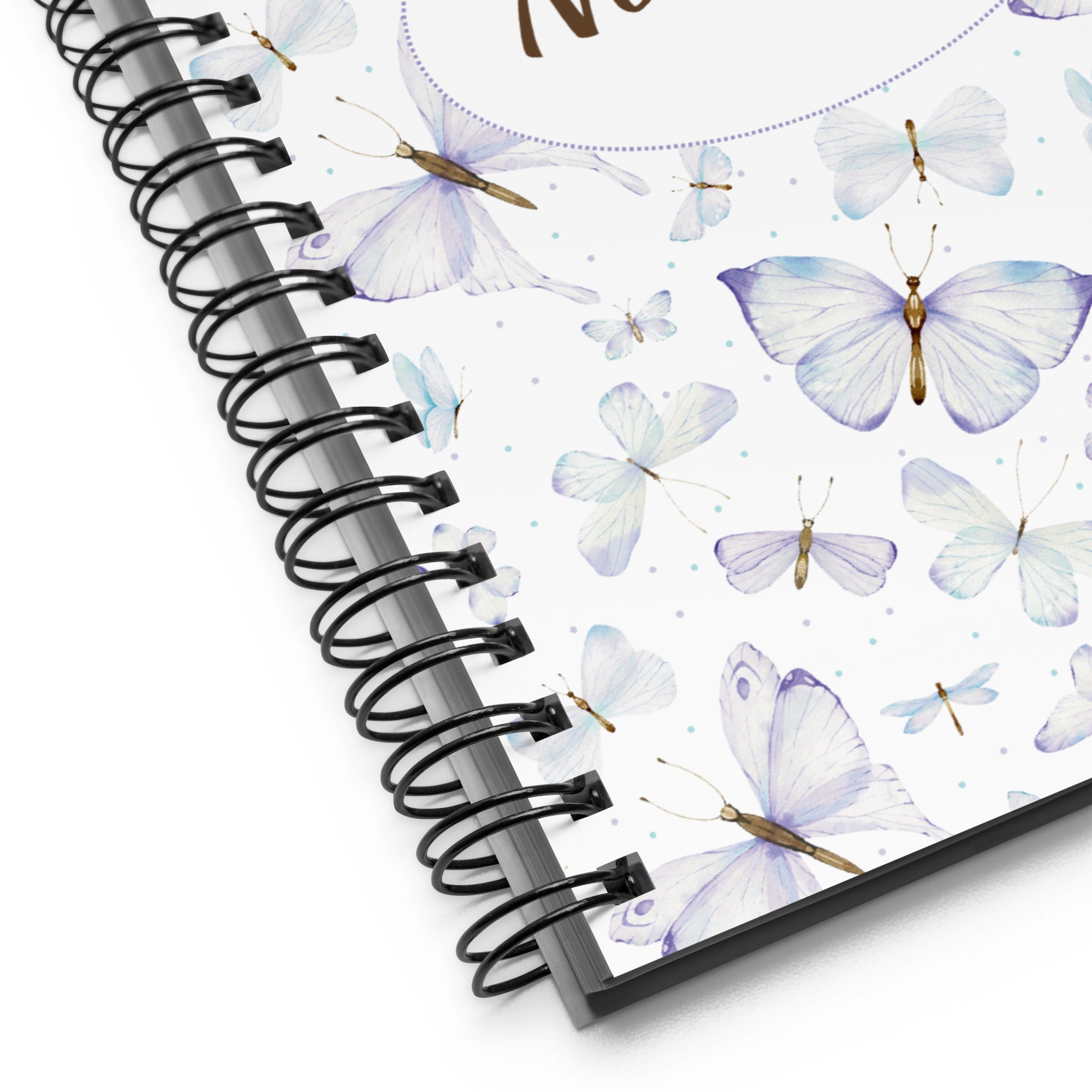 Spiral Butterfly Notebook - Mirfia