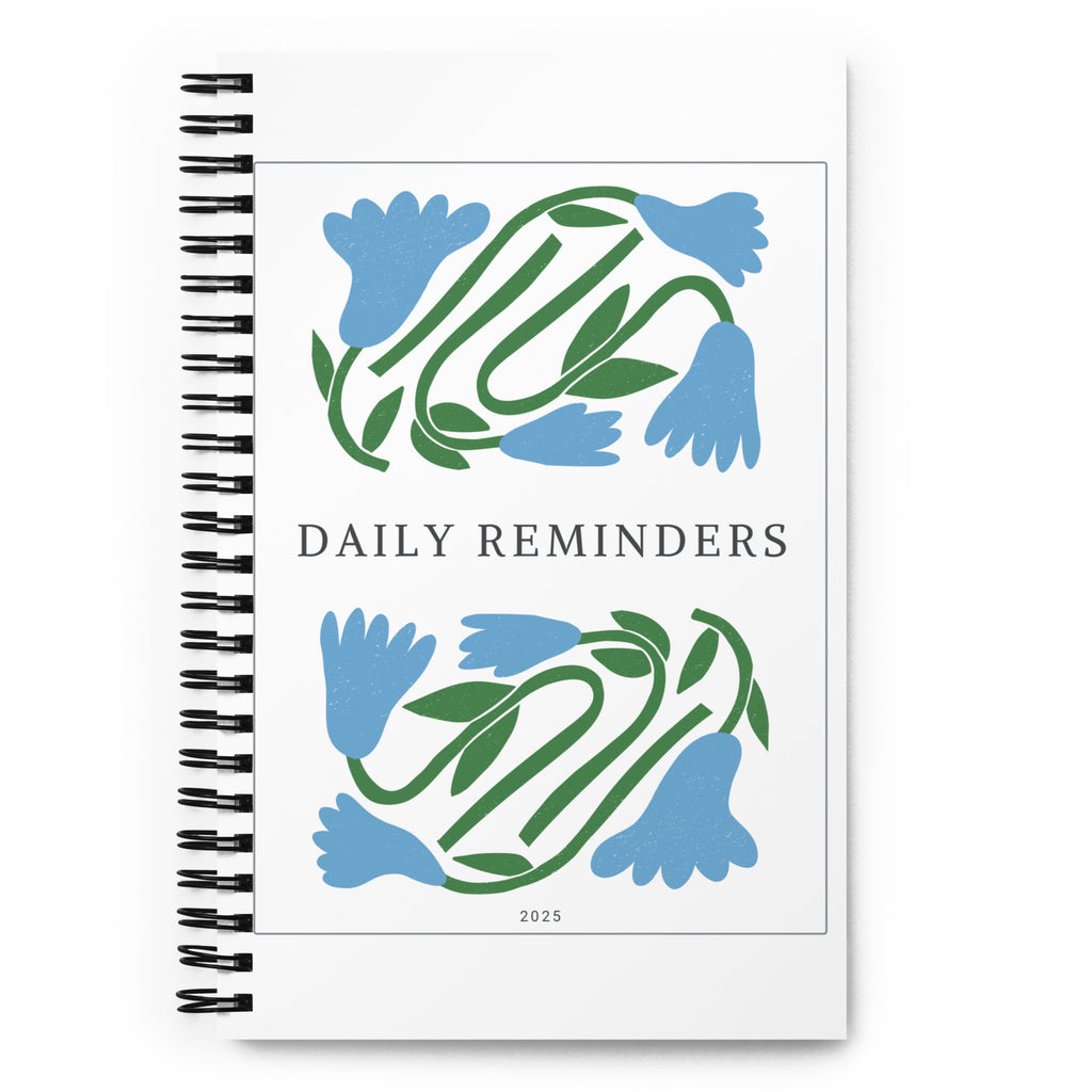 Spiral Floral Notebook - Mirfia