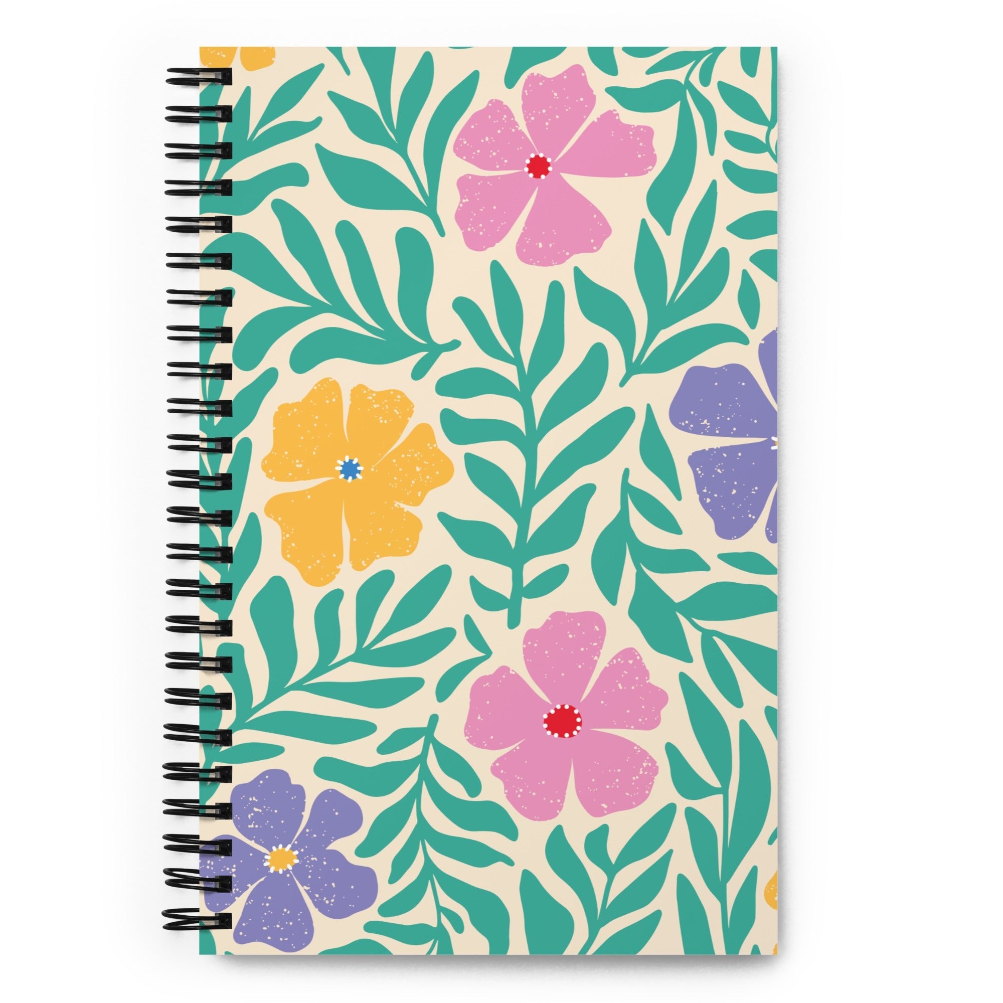 Spiral Floral Notebook - Mirfia