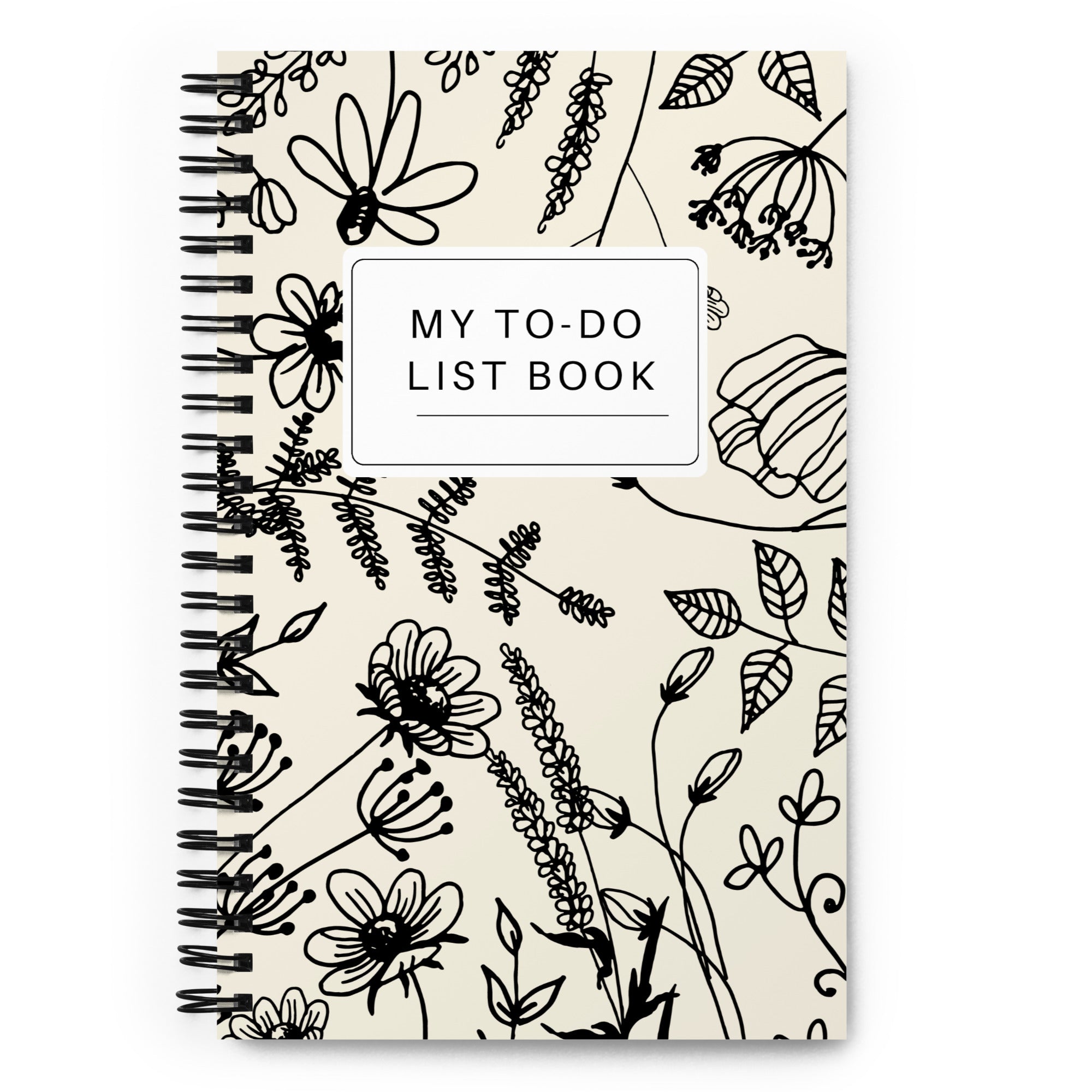 Spiral Floral Notebook - Mirfia