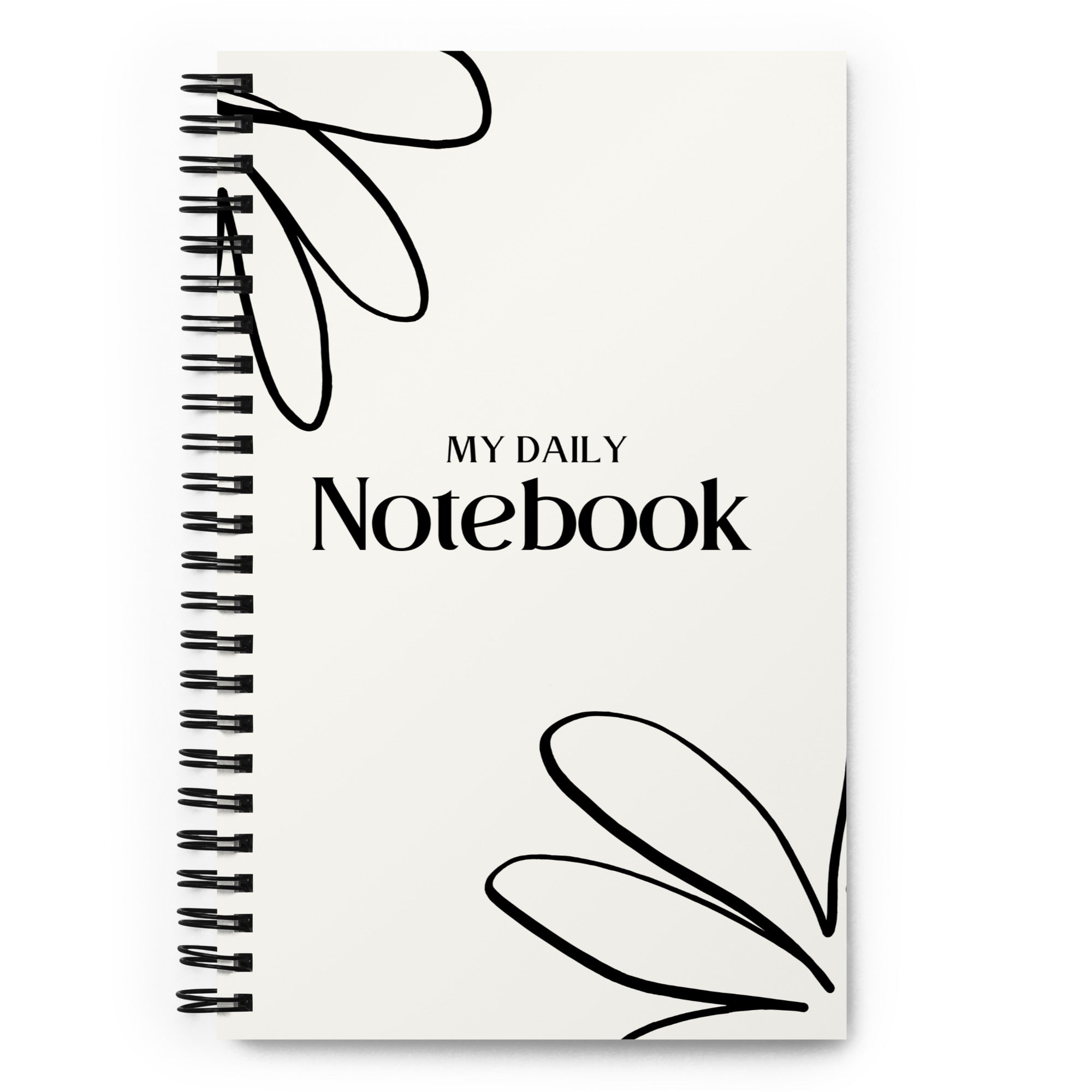 Spiral Floral Notebook - Mirfia