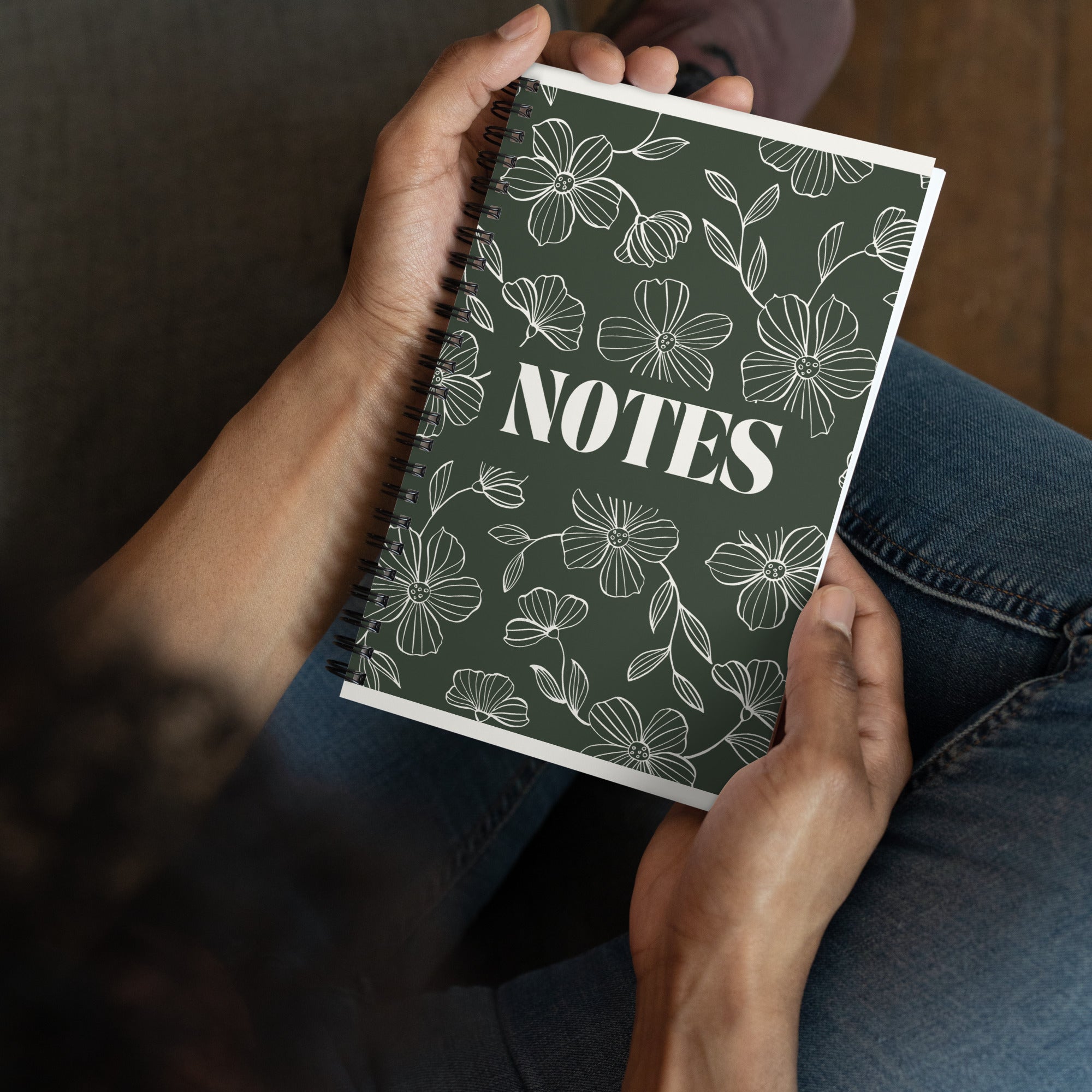 Spiral Floral Notebook - Mirfia