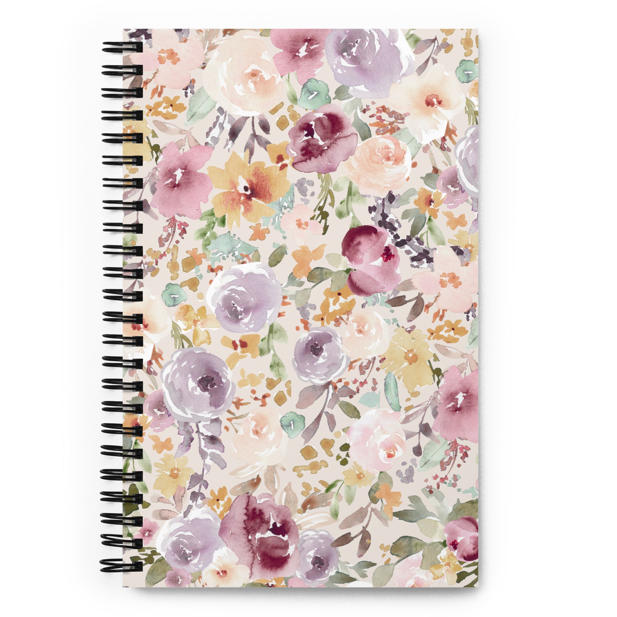 Spiral Floral Notebook - Mirfia