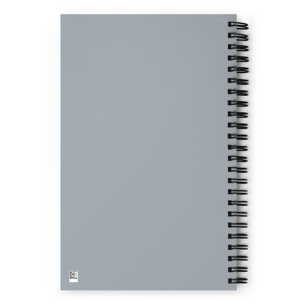 Spiral Gray Notebook - Mirfia
