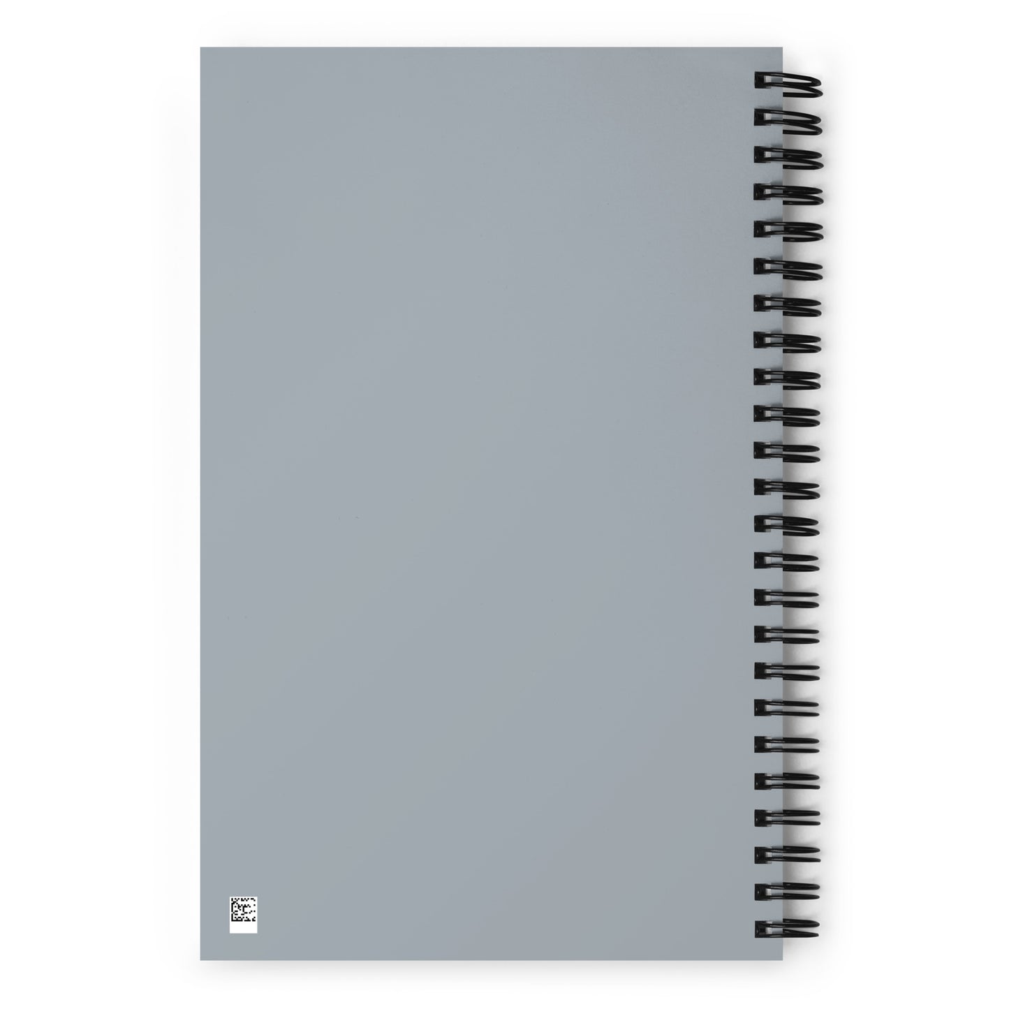 spiral gray notebook