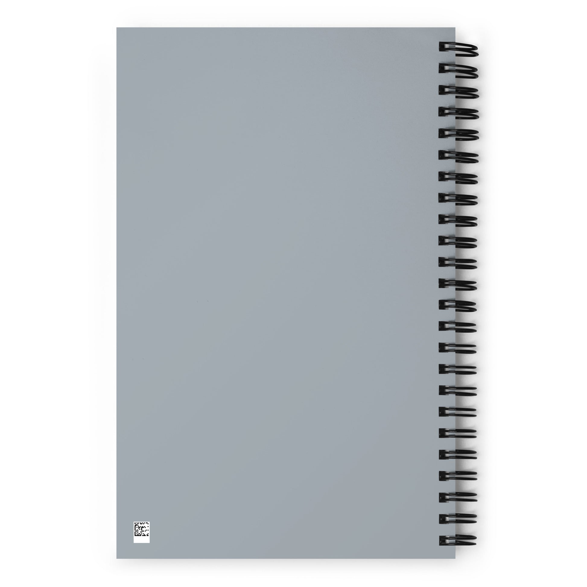 spiral gray notebook