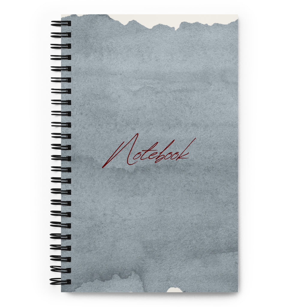 Spiral Gray Notebook - Mirfia