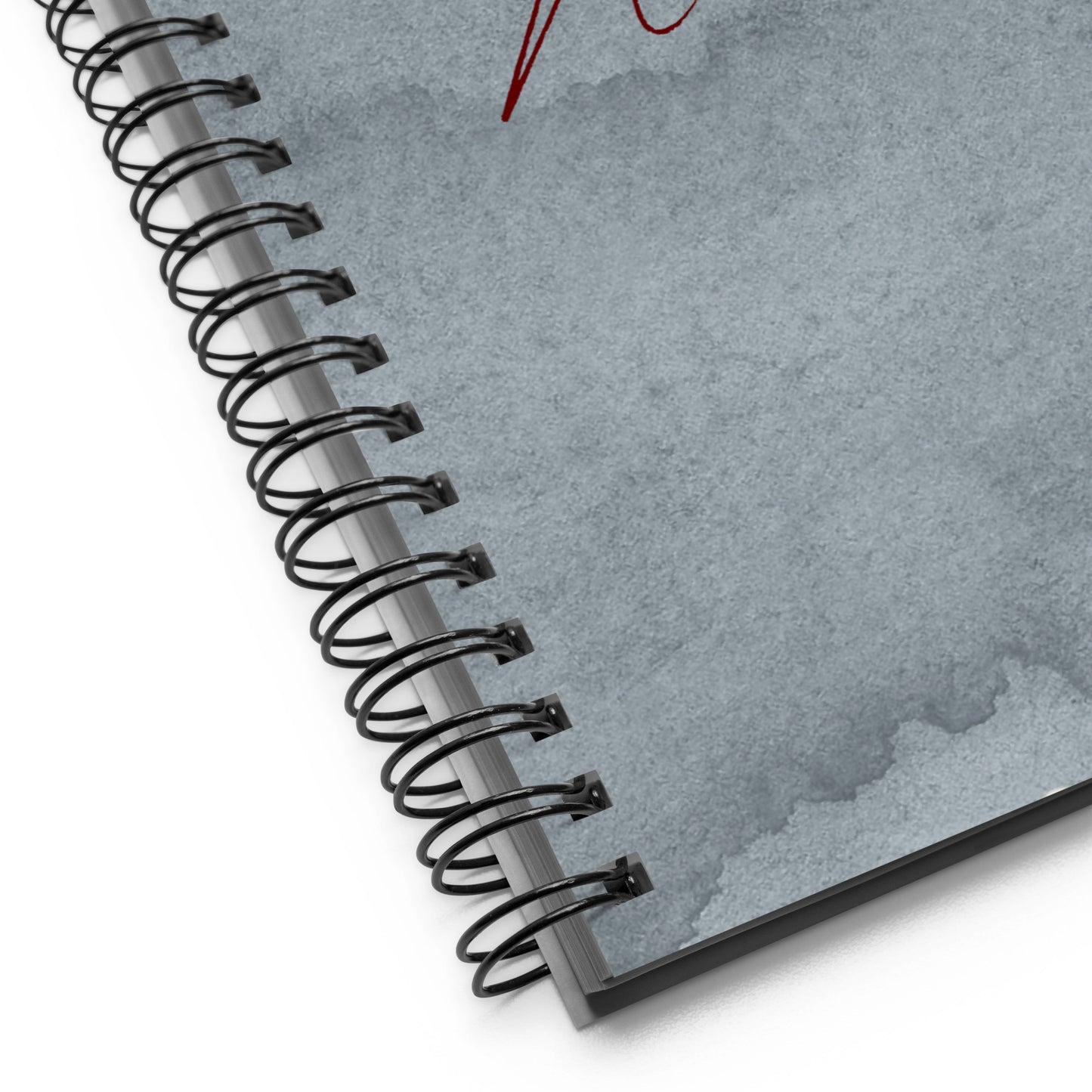 spiral gray notebook