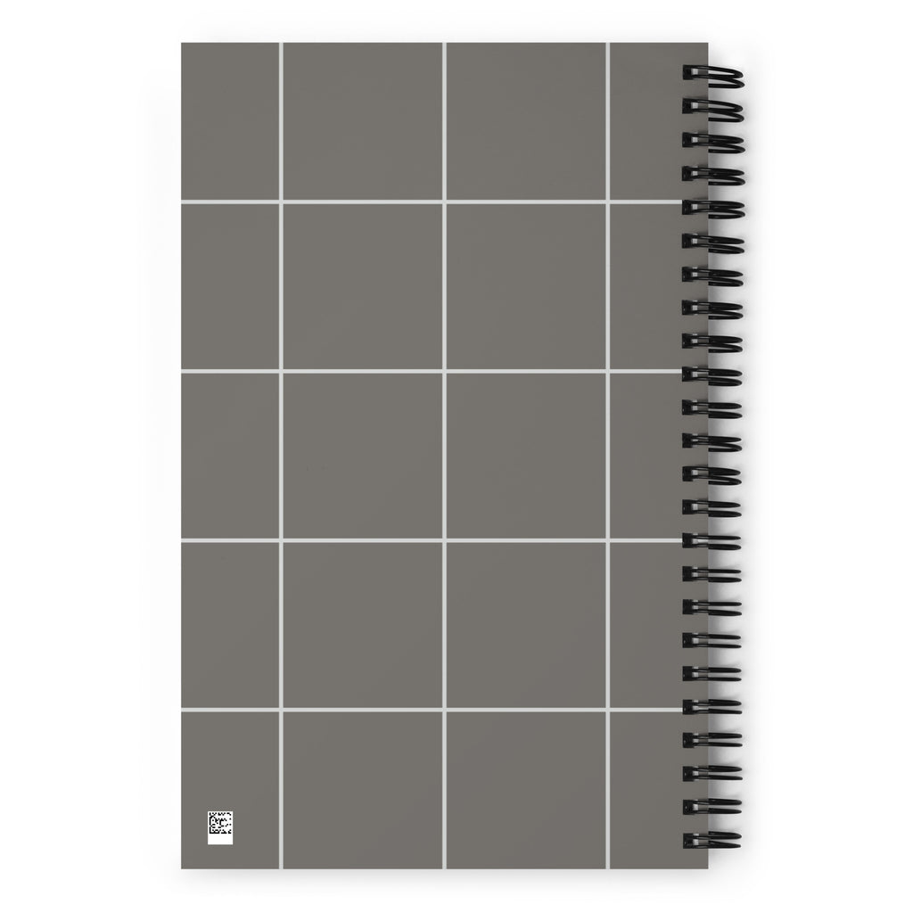 Spiral Gray Notebook - Mirfia