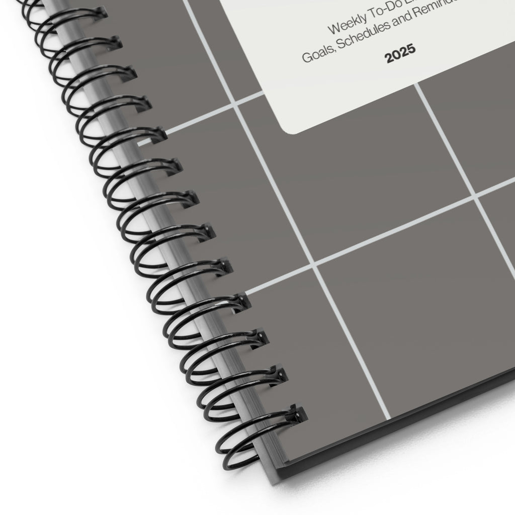 Spiral Gray Notebook - Mirfia