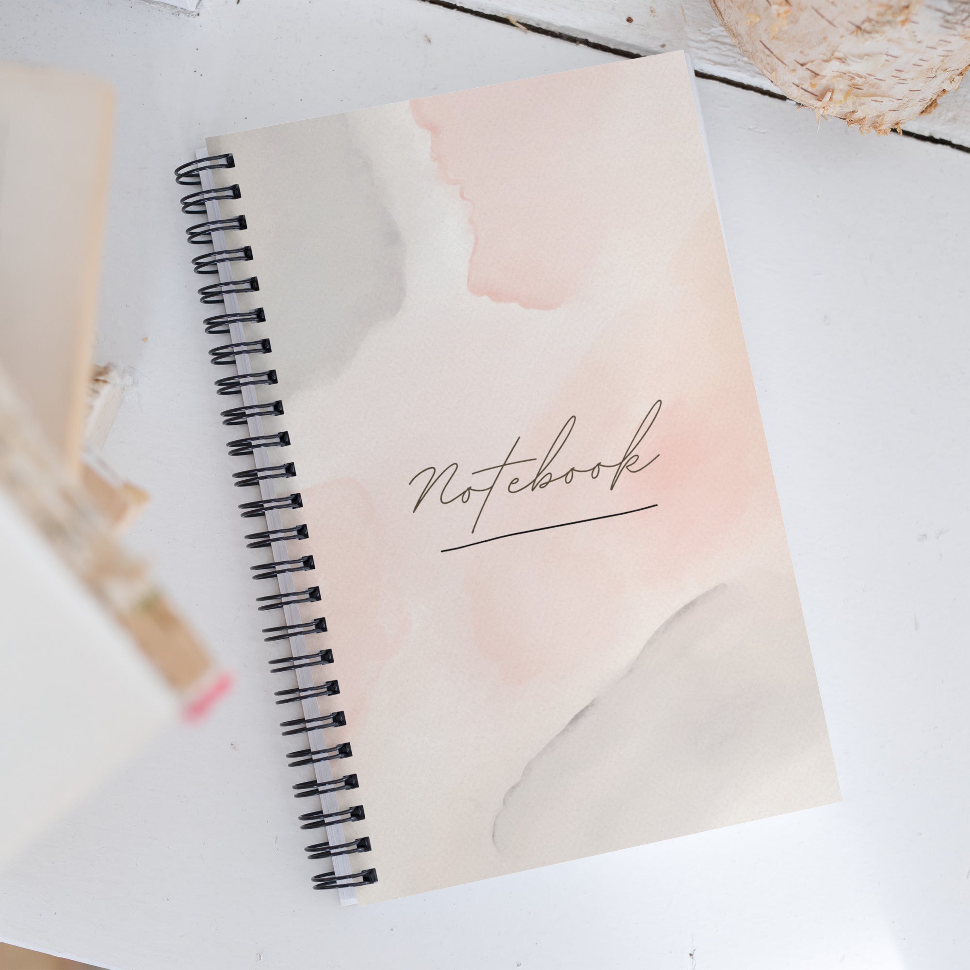 Spiral Pink Notebook - Mirfia