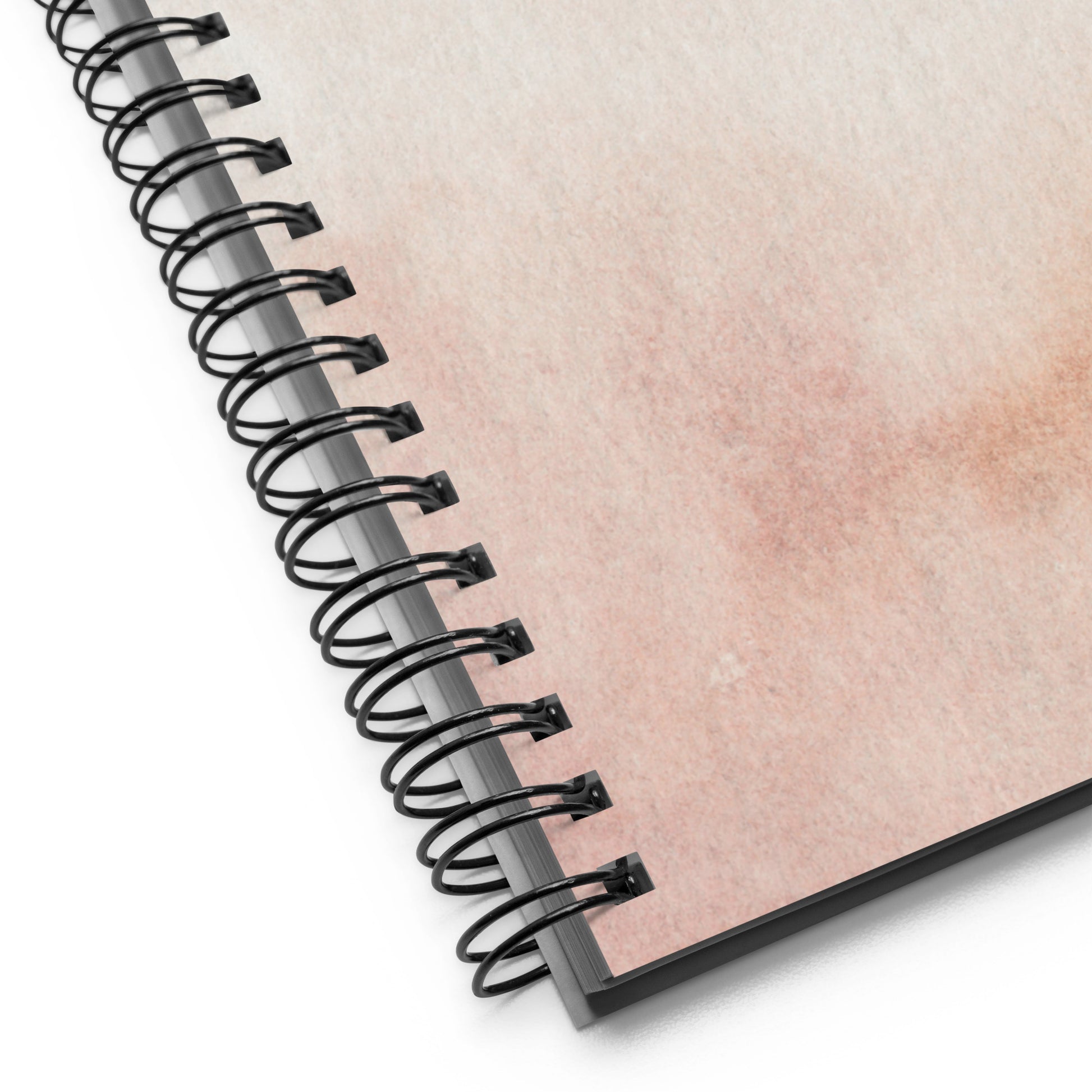 spiral pink notebook