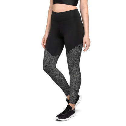 Humble Sportswear women's sports compression leggings pattens grey