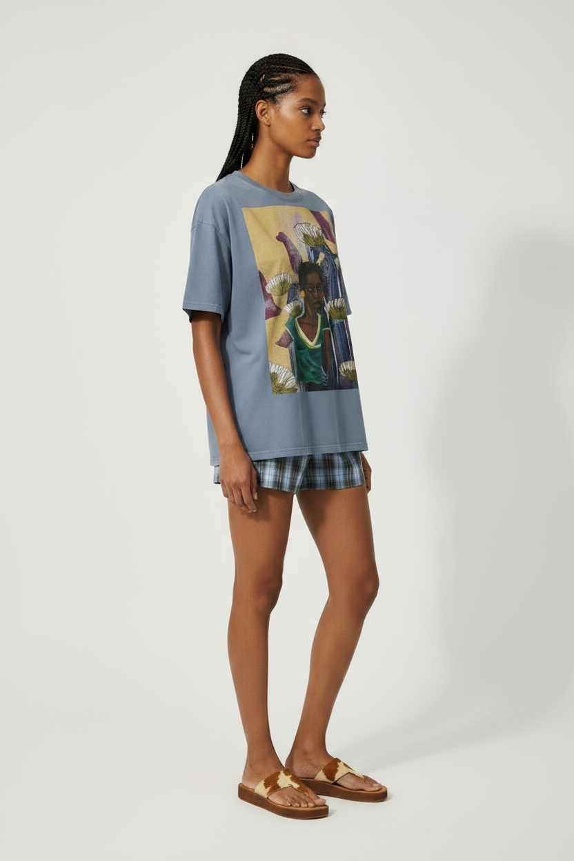 Relaxed fit short sleeve studio edition graphic tee