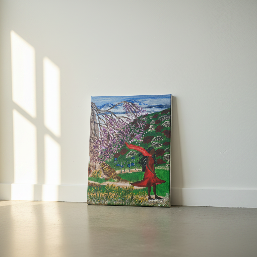 Summer in Full Bloom Original Painting - Mirfia