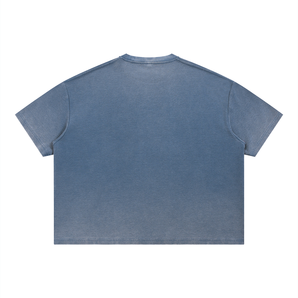 back view of vintage style boxy t-shirt 