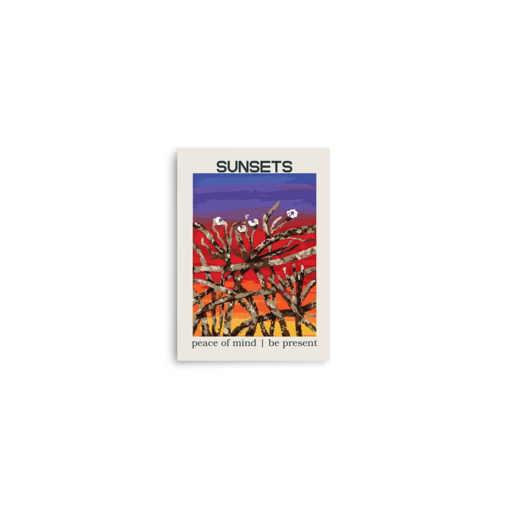 be present quote wall art poster for bedroom decor 