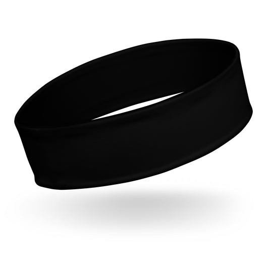 unisex black headband thin